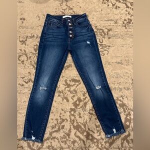 KanCan Women’s Button-fly Straight Jeans size 1/24